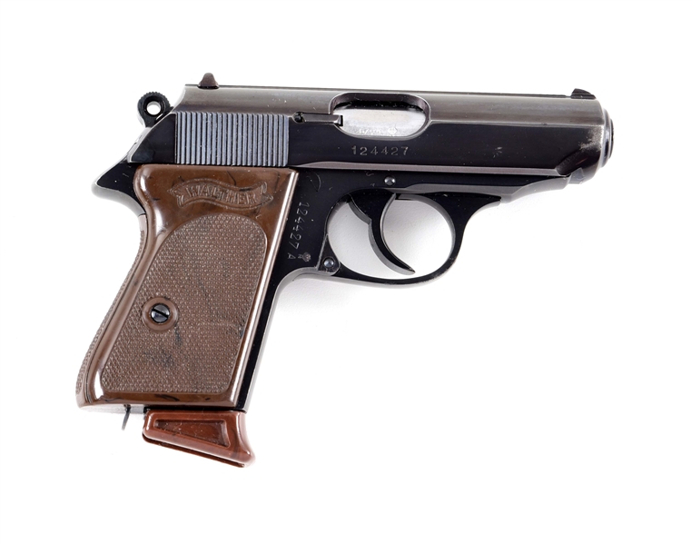 (C) WEST GERMAN WALTHER MODEL PPK .380 ACP SEMI-AUTOMATIC PISTOL.