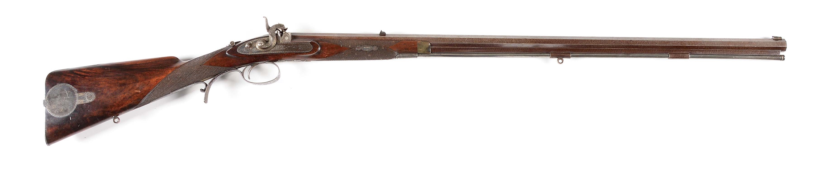 (A) CONWAY PERCUSSION "ROOK AND RABBIT" RIFLE.