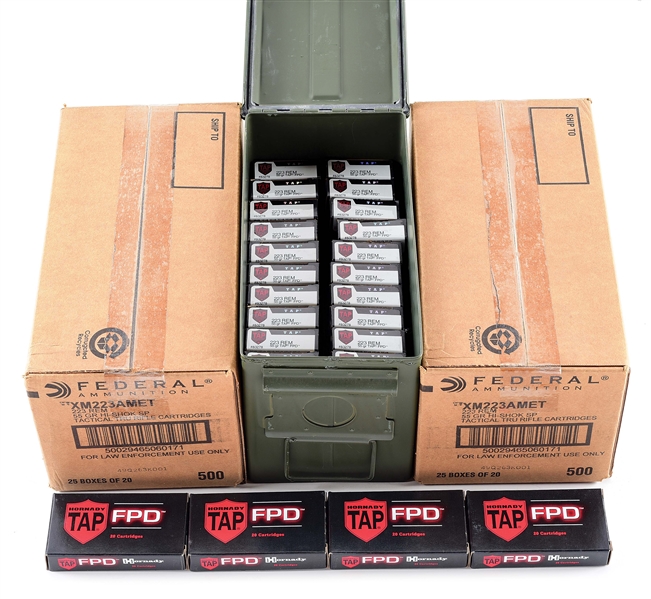 APPROXIMATELY 1500 ROUNDS OF QUALITY 55 GRAIN .223 REMINGTON AMMO.