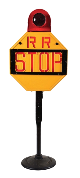 "RR STOP" SIGN.