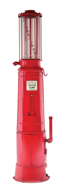 RAPIDAYTON MODEL #400 TEN GALLON VISIBLE GAS PUMP.