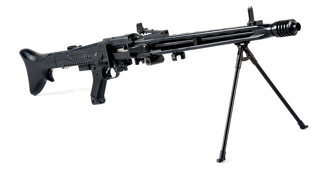 (N) ALWAYS DESIRABLE RUGER 10/22 REGISTERED RECEIVER MACHINE GUN IN MG-42 STOCK KIT (FULLY TRANSFERABLE).