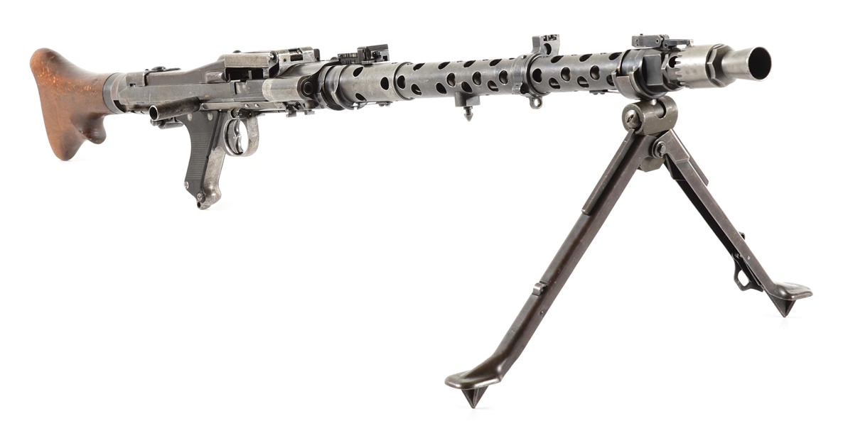 (N) HIGHLY DESIRABLE CLASSIC GERMAN WORLD WAR II MG-34 MACHINE GUN (PRE-86 DEALER SAMPLE).