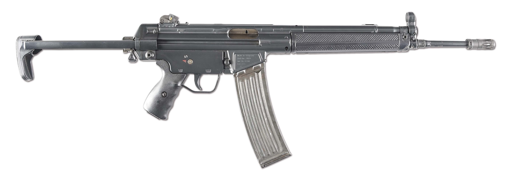 (N) ALWAYS DESIRABLE HECKLER & KOCH HK-93 CONVERTED TO A MACHINE GUN (FULLY TRANSFERABLE).