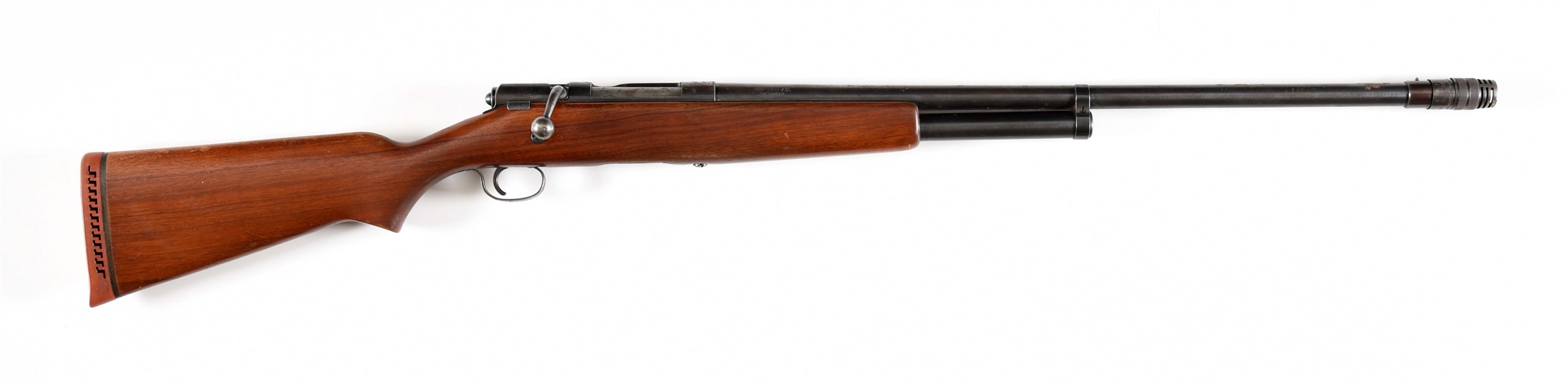 (C) J.C. HIGGINS 12 GAUGE BOLT ACTION SHOTGUN.