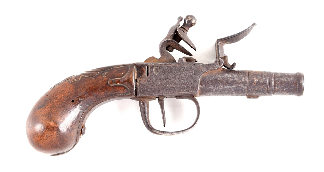 (A) SMALL FLINTLOCK PISTOL.