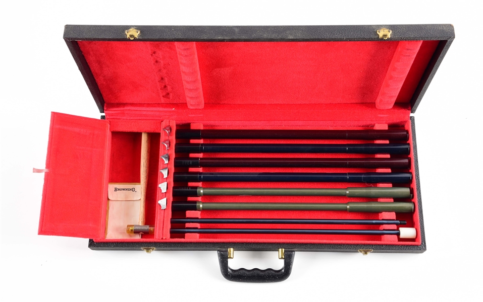 BROWING SUPER TUBES SUB GAUGE TUBE SET WITH CASE.