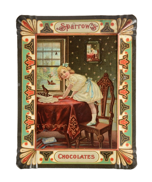 SPARROWS CHOCOLATES TIP TRAY.