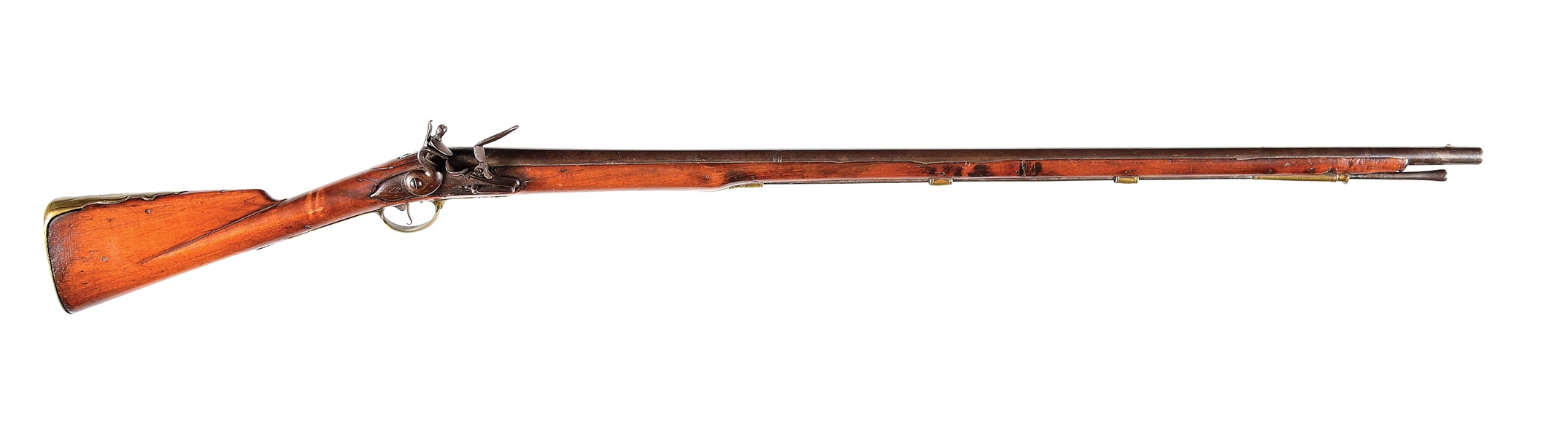 (A) AMERICAN STOCKED MUSKET WITH EARLY DUTCH COMPONENTS, EX. DUMONT