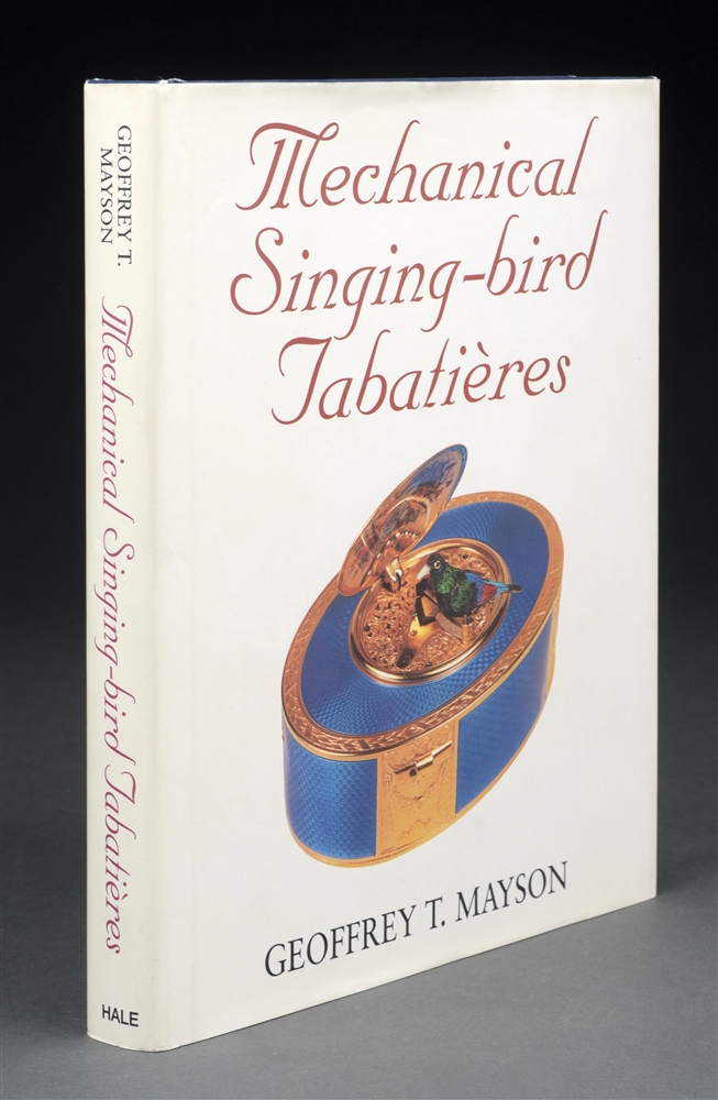 RARE BOOK "MECHANICAL SINGING-BIRD TABATIERES" BY GEOFFREY MAYSON.