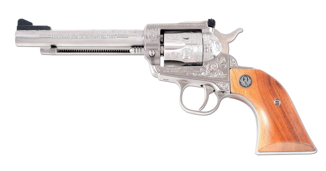 (M) RUGER COLLECTORS ASSOCIATION SINGLE SIX REVOLVER FACTORY ENGRAVED BY ROBERT KAIN.