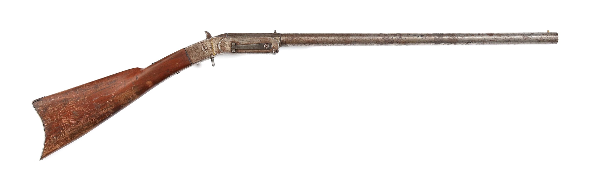 (A) UNKNOWN MANUFACTURE SINGLE SHOT RIFLE.
