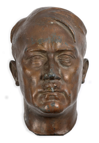 THIRD REICH ADOLF HITLER BUST WITH EXCELLENT CAPTURE PROVENANCE FROM LT. ROBERT A. BONNER, 1ST INFANTRY DIVISION.