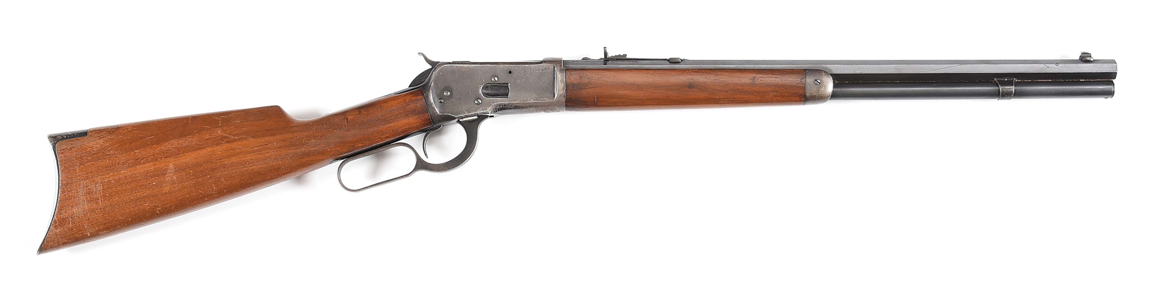(C) WINCHESTER MODEL 1892 LEVER ACTION RIFLE .44 W.C.F. SHORT RIFLE.