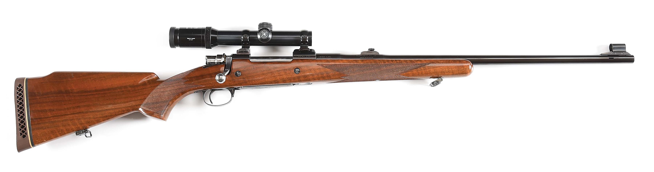 (M) BROWNING HIGH POWER BOLT ACTION RIFLE IN .458 WINCHESTER MAGNUM.