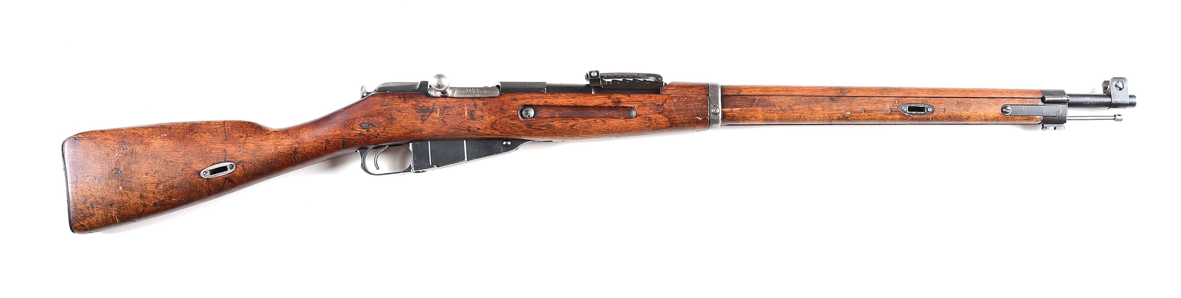 (C) EXTREMELY INTERESTING RUSSIAN M91 MOSIN NAGANT CAPTURED BY THE GERMANS IN WWI & LATER CONVERTED TO A FINNISH M27 BOLT ACTION RIFLE.