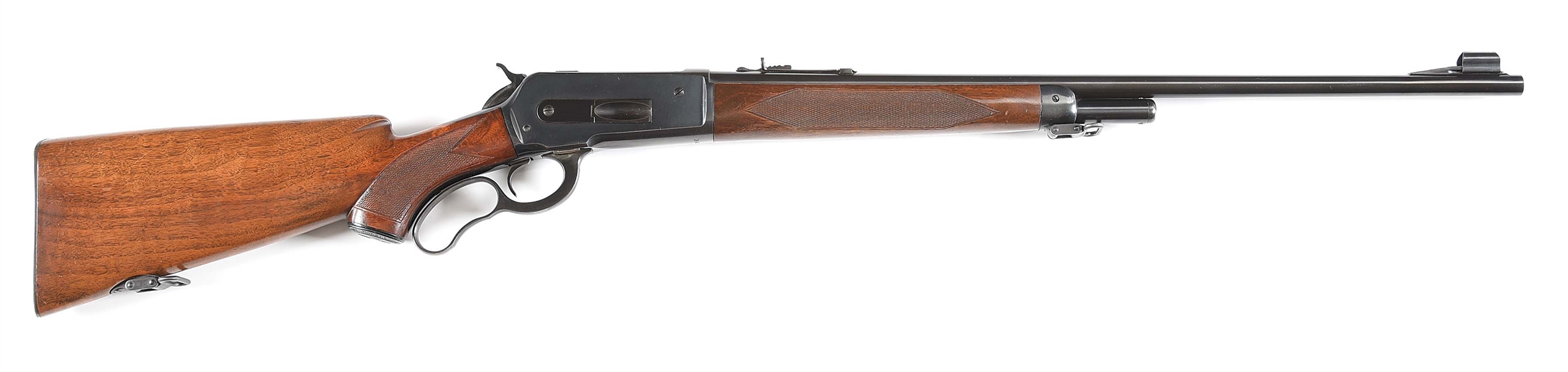 (C) WINCHESTER MODEL 71 LEVER ACTION RIFLE IN .348 W.C.F..