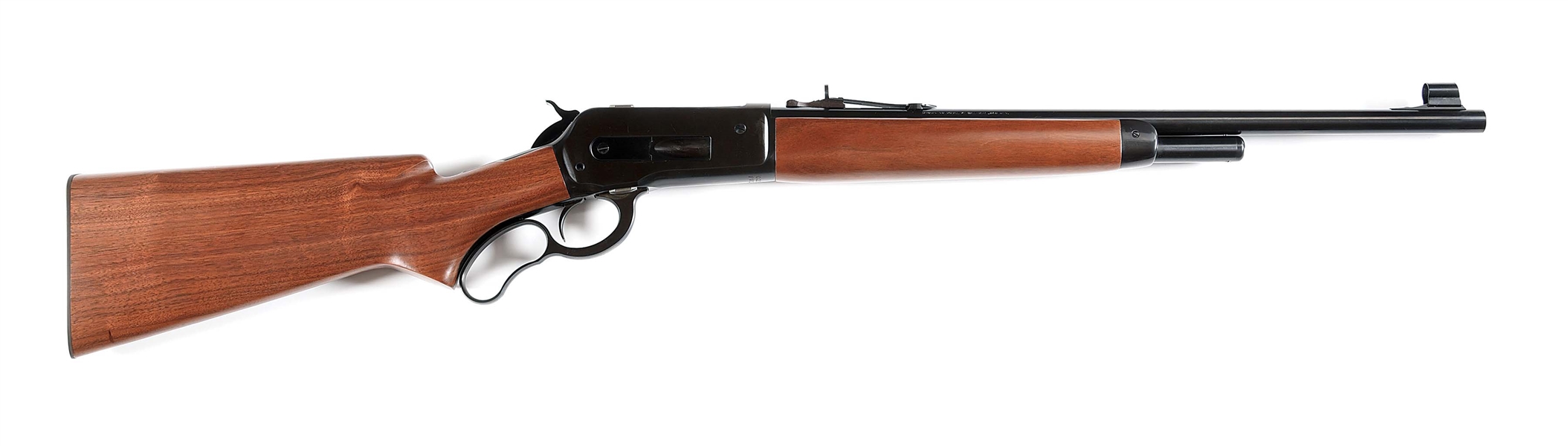 (M) BROWNING MODEL 71 .348 WINCHESTER LEVER ACTION RIFLE.