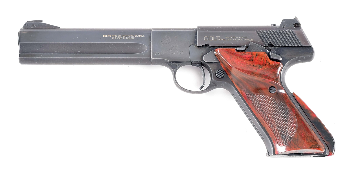 (C) HIGH CONDITION EARLY PRODUCTION COLT WOODSMAN MATCH TARGET SEMI-AUTOMATIC PISTOL (1949).