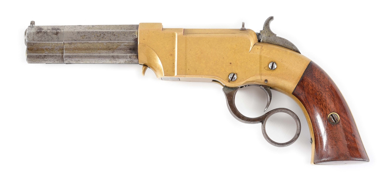 (A) NEW HAVEN ARMS NO. 1 VOLCANIC POCKET PISTOL.