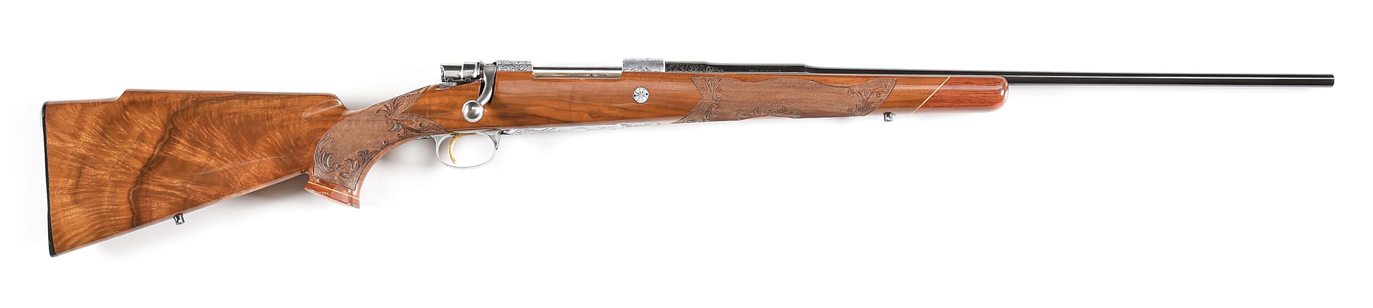 (M) BROWNING HIGH POWER OLYMPIAN GRADE BOLT ACTION RIFLE.