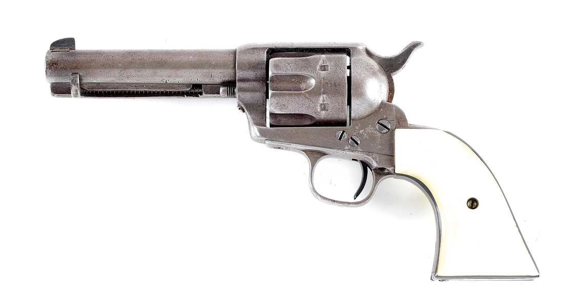 (A) COLT SINGLE ACTION ARMY .45 LC REVOLVER.