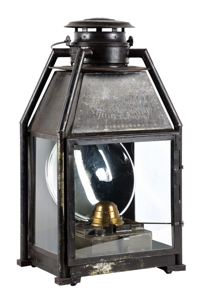 C. T. HAM TUBULAR SQUARE LAMP.
