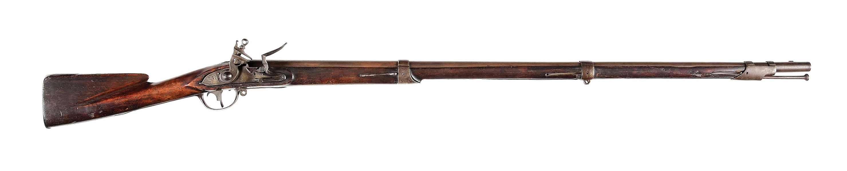 (A) US M1797 CP FLINLOCK MUSKET BY LETHER.
