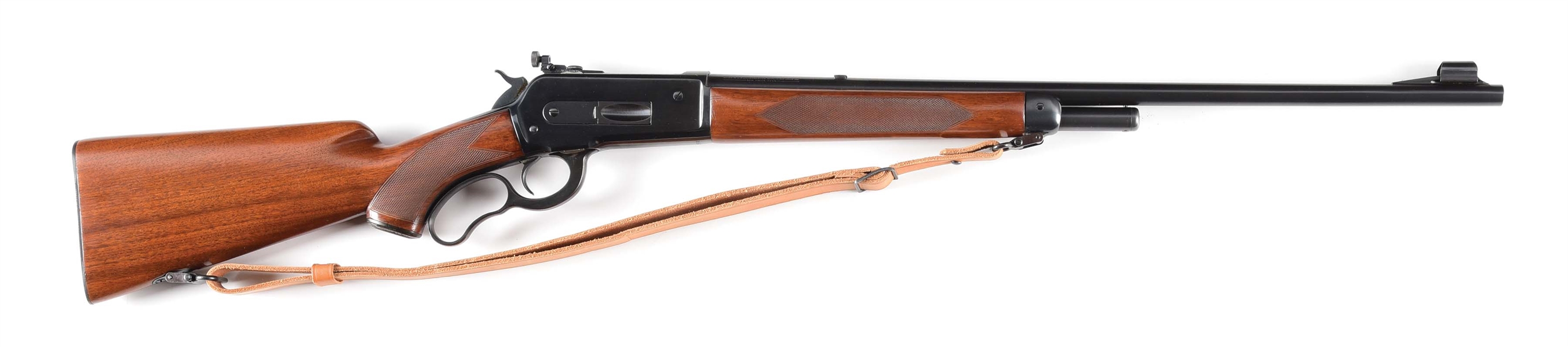 (C) HIGH CONDITION WINCHESTER MODEL 71 DELUXE LEVER ACTION RIFLE.
