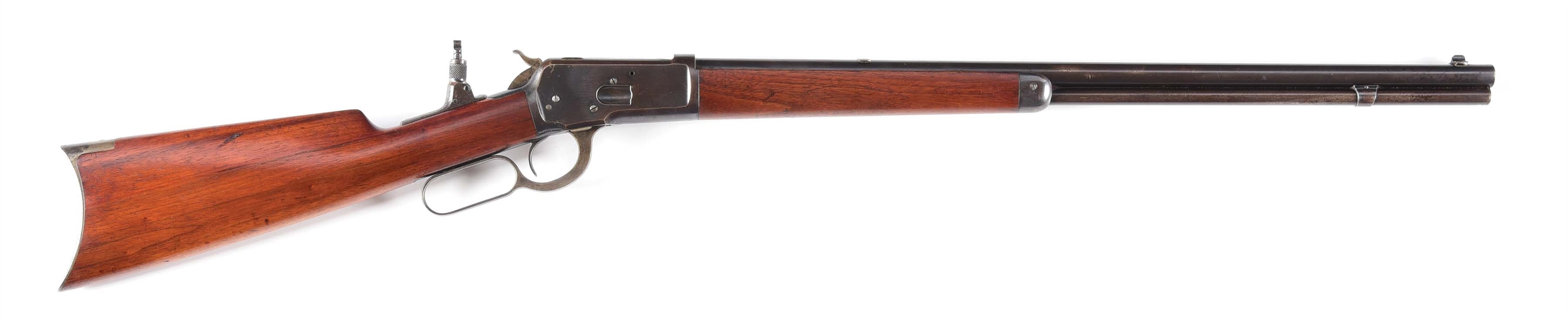 (A) 1ST YEAR PRODUCTION WINCHESTER MODEL 1892 LEVER ACTION RIFLE.