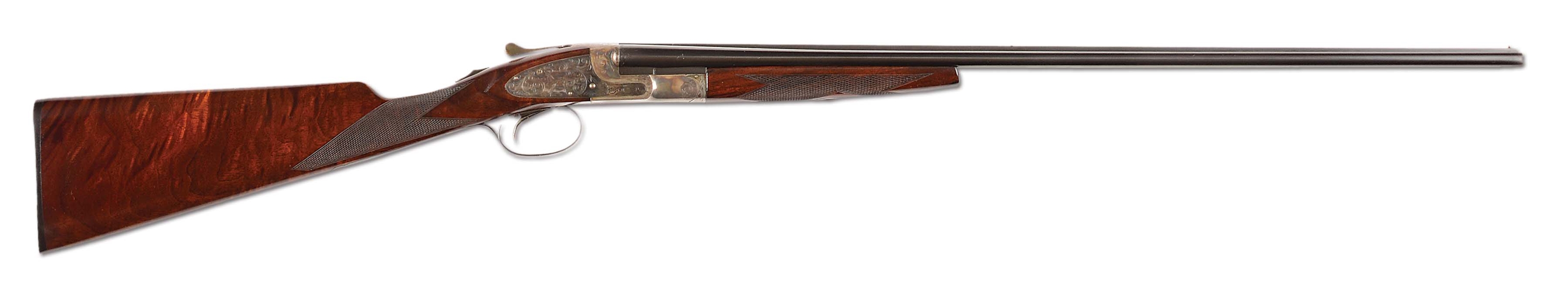 (C) EXTREMELY RARE L.C. SMITH SPECIALTY GRADE FEATHERWEIGHT .410 BORE SIDE BY SIDE SHOTGUN.