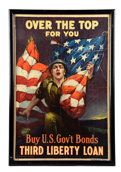 US WWI THIRD LIBERTY LOAN POSTER.