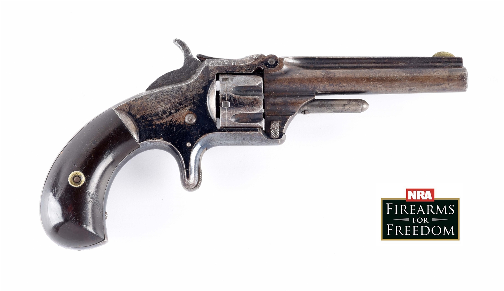 (A) SMITH & WESSON NO. 1 3RD ISSUE REVOLVER.
