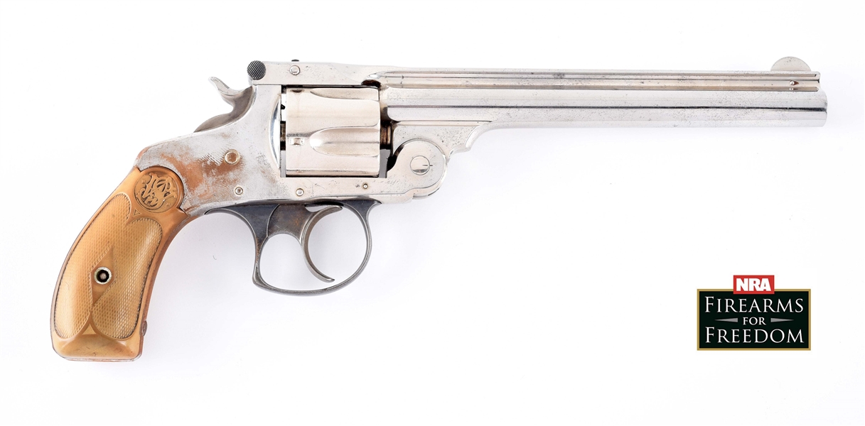 (A) SMITH & WESSON .38 DOUBLE-ACTION 3RD MODEL REVOLVER.