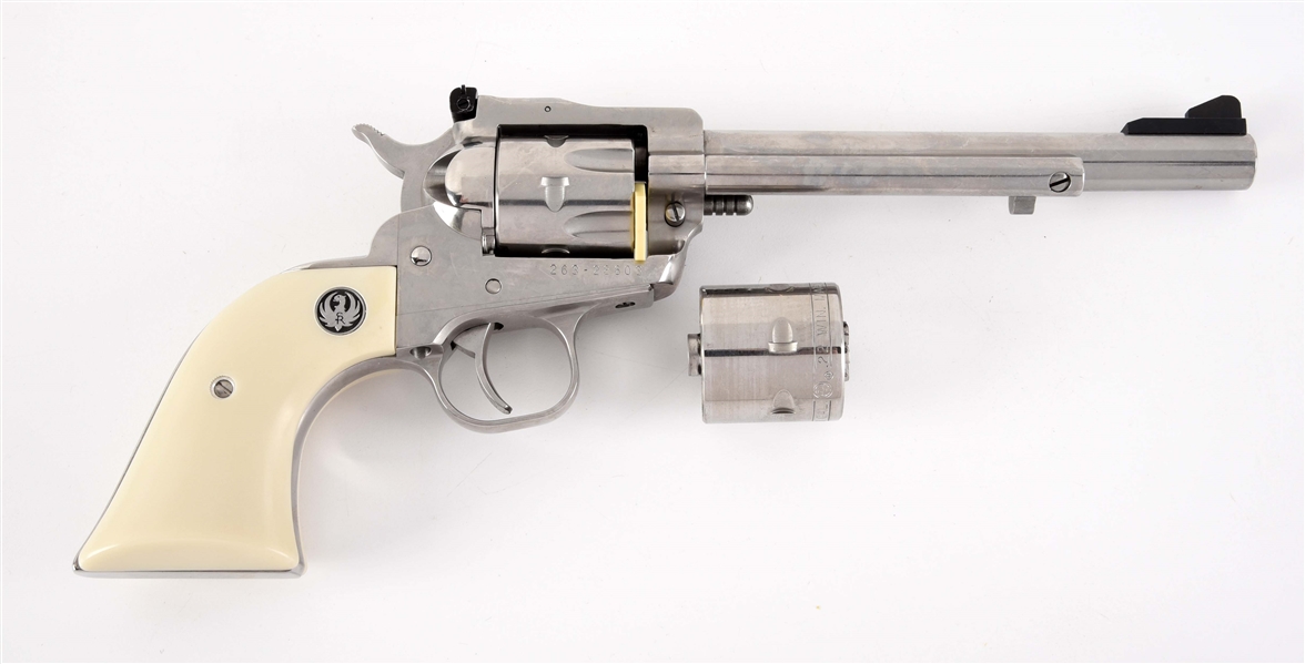 (M) RUGER NEW MODEL SINGLE SIX REVOLVER WITH MAGNUM CYLINDER