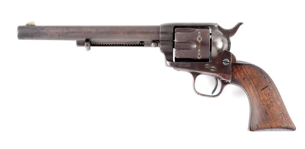 (A) RARE SOUGHT AFTER COLT "PINCH FRAME" SINGLE ACTION ARMY REVOLVER, SERIAL NUMBER 58.