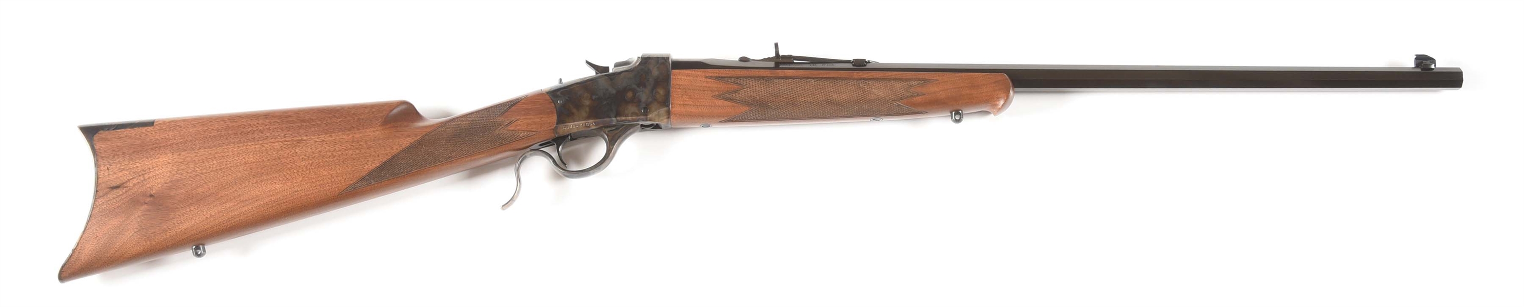 (M) WINCHESTER MODEL 1885 SINGLE SHOT RIFLE IN .17 HMR. 