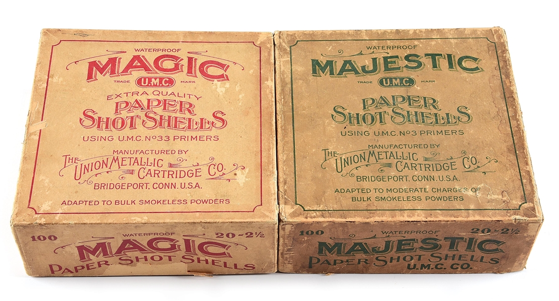 LOT OF 2: 100 COUNT SHOTGUN BOXES BY UMC.