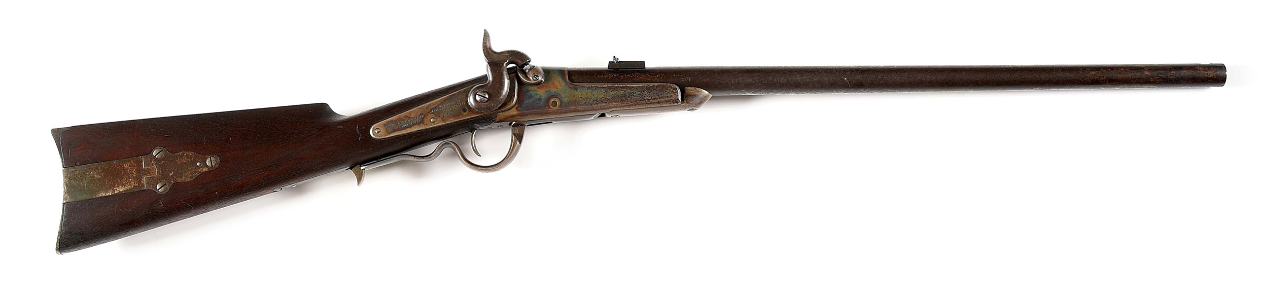 (A) RICHARDSON & OVERMAN GALLAGHERS PATENT PERCUSSION CARBINE.