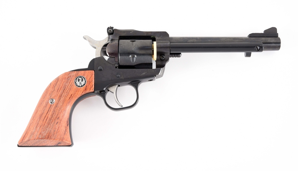 (M) RUGER NEW MODEL SINGLE SIX REVOLVER WITH MAGNUM CYLINDER 