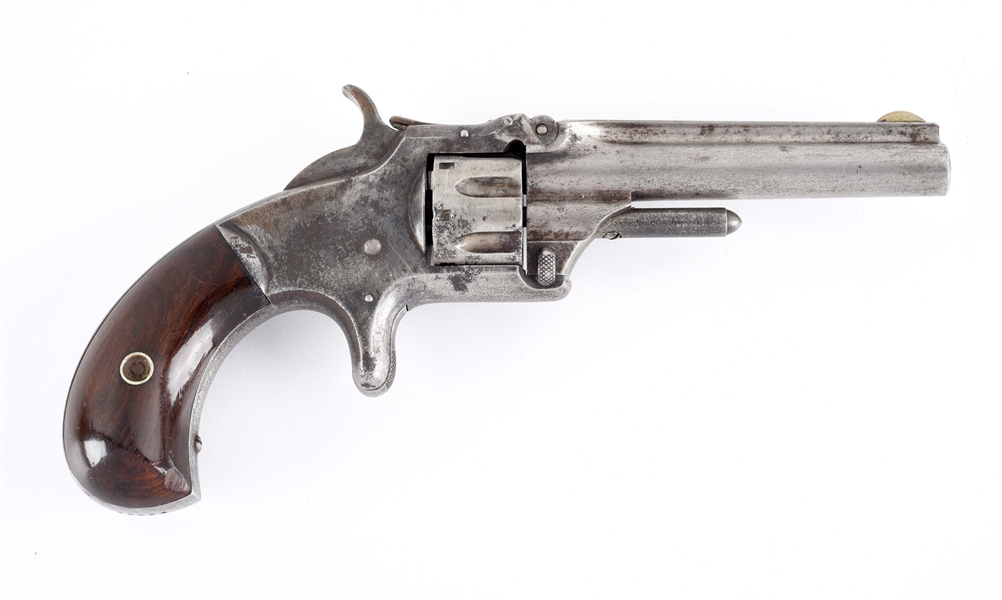 (A) SMITH AND WESSON MODEL 1 THIRD ISSUE REVOLVER