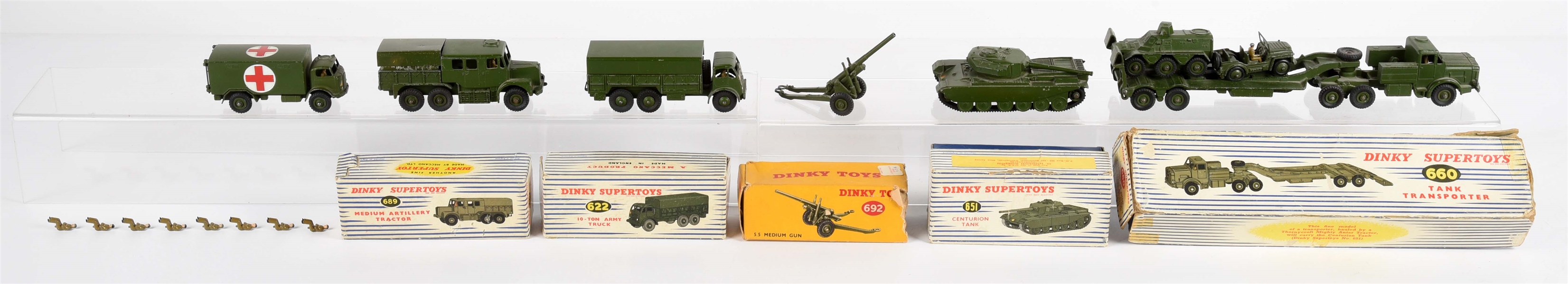 LOT OF 6: VARIOUS ENGLISH DIE-CAST DINKY TOYS.