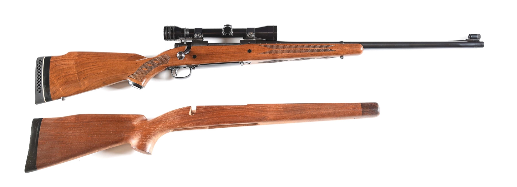 (C) WINCHESTER MODEL 70 .375 H&H BOLT ACTION RIFLE.