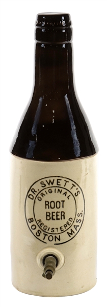 DR. SWETTS ROOT BEER SODA FOUNTAIN SYRUP DISPENSER.