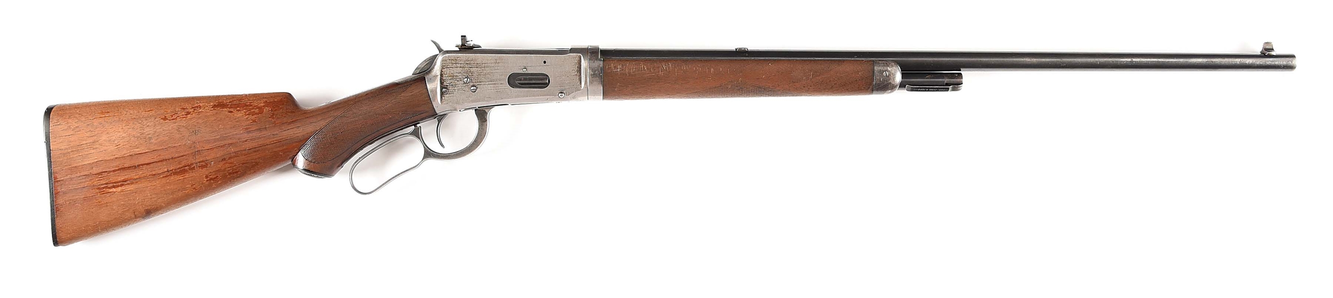 (A) WINCHESTER MODEL 1894 TAKEDOWN LEVER ACTION RIFLE BUILT IN 1894