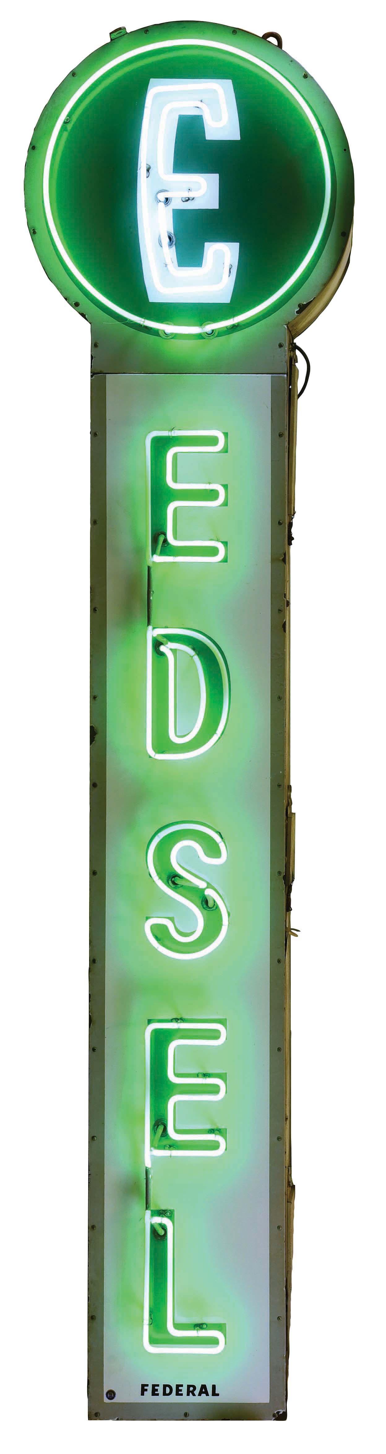 Lot Detail - RARE & OUTSTANDING EDSEL AUTOMOBILES PORCELAIN NEON ...