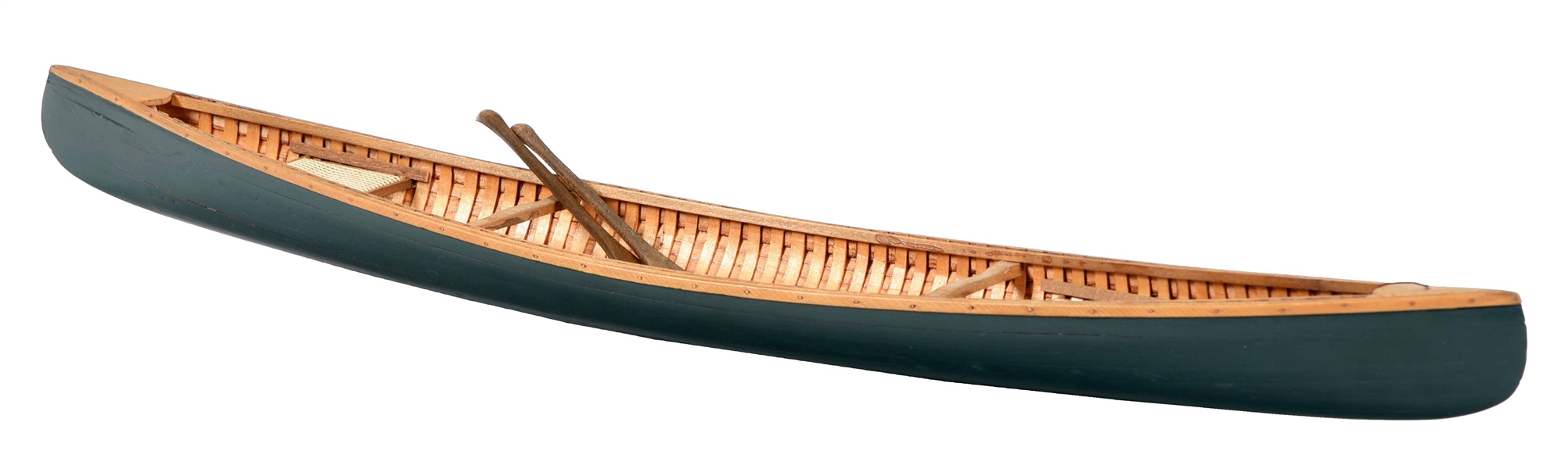 Lot Detail - SALESMAN SAMPLE OR STORE DISPLAY CANOE.