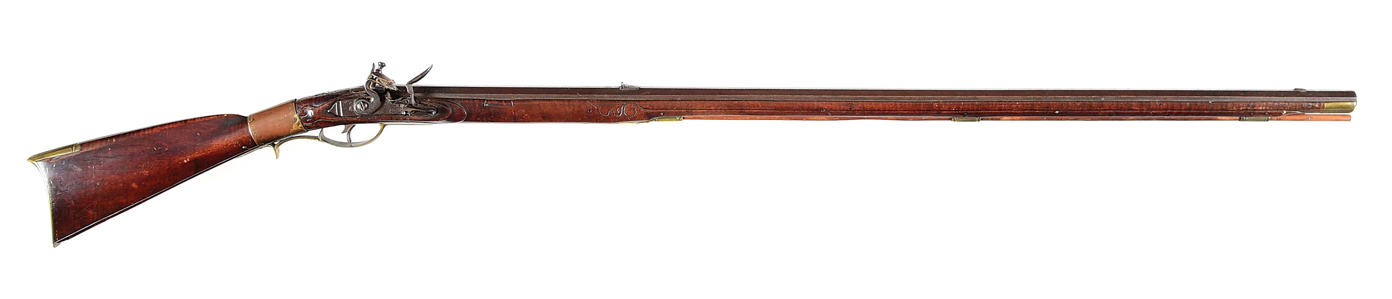 (A) UNTOUCHED KENTUCKY RIFLE ATTRIBUTED TO NICHOLAS BEYER.