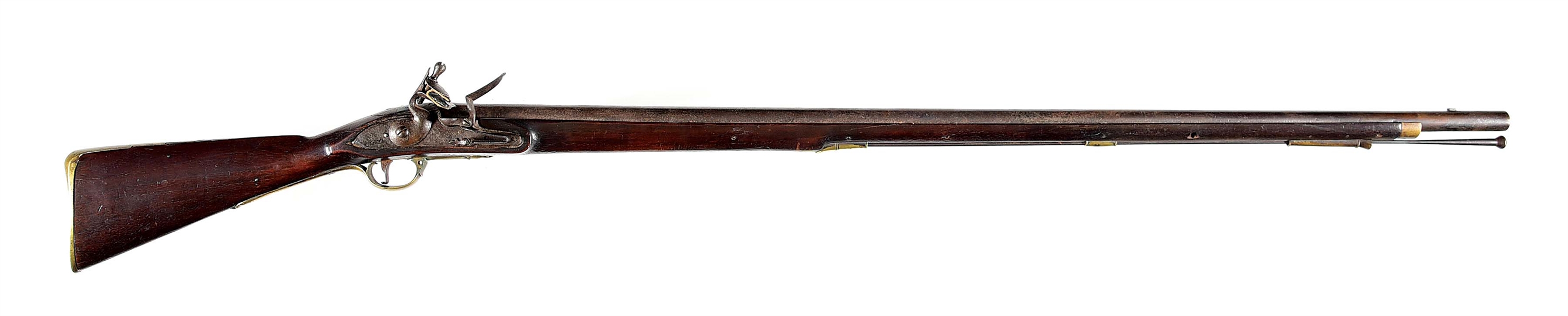 (A) AMERICAN STOCKED PATTERN 1756 BROWN BESS MUSKET.