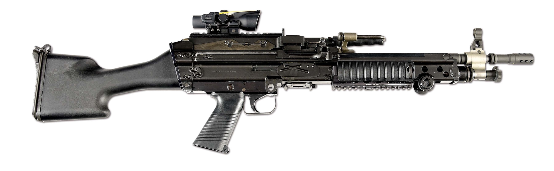 (N) FABRIQUE NATIONALE FN MINIMI LIGHT MACHINE GUN WITH TRIJICON ACOG OPTIC (PRE-86 DEALER SAMPLE).